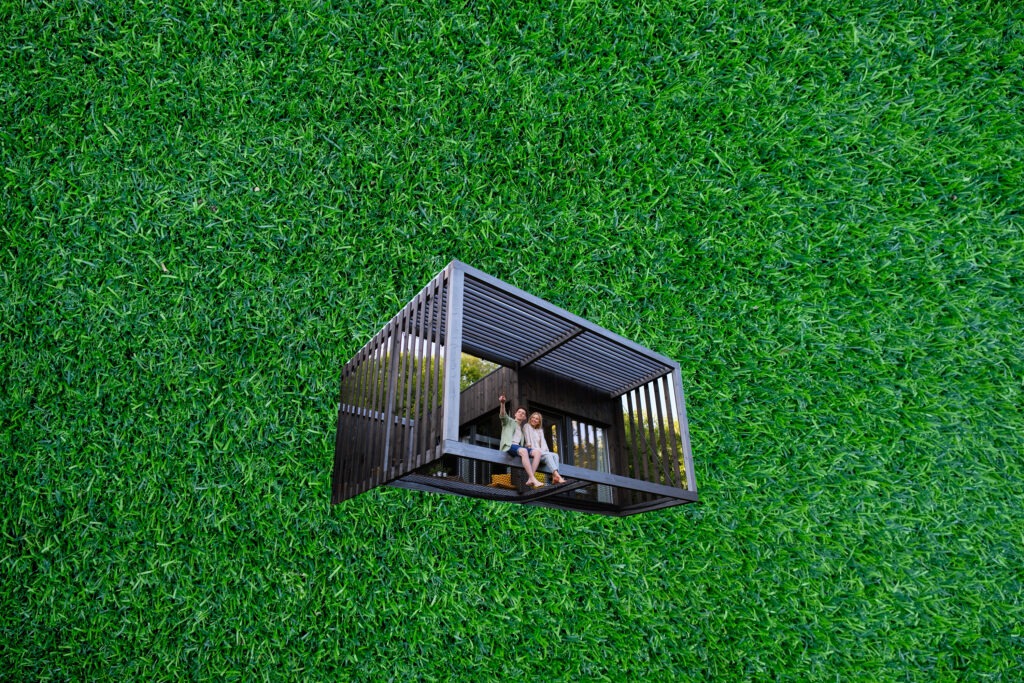 champs vue du dessus+couple